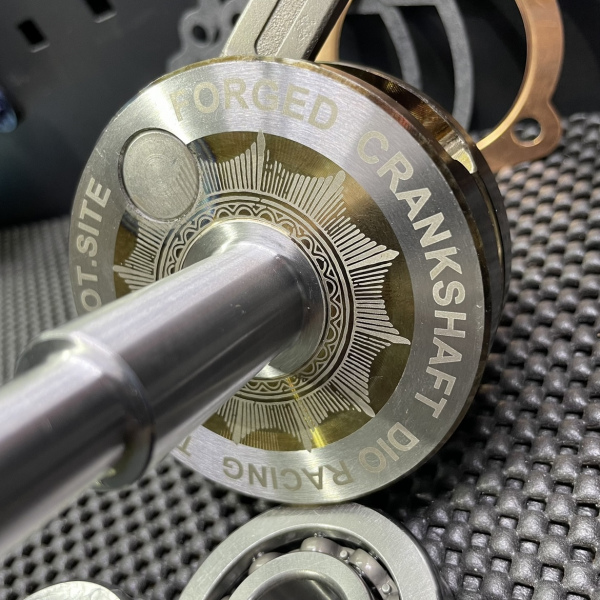 Big bore kit 125cc Dio50 Af18 BWSP water cooling cylinder 54.5mm forged crankshaft 53mm and billet head  - 15