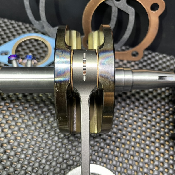 Big bore kit 125cc Dio50 Af18 BWSP water cooling cylinder 54.5mm forged crankshaft 53mm and billet head  - 16