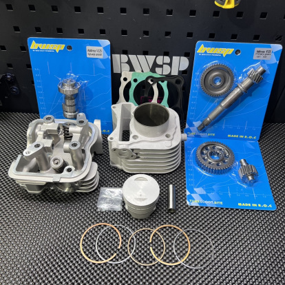 Big bore kit 2V 161cc Address V125 with ceramic cylinder 61mm valves EX24/IN28  - pictures 2 - rights to use Tunescoot