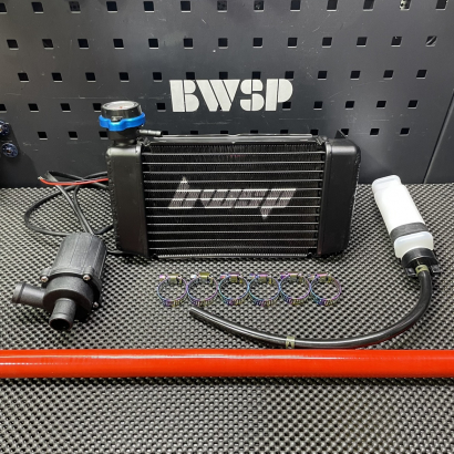 Water cooling kit for Honda Ruckus complete with radiator - pictures 1 - rights to use Tunescoot