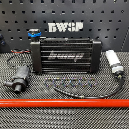 Water cooling kit for Honda Ruckus complete with radiator  - pictures 1 - rights to use Tunescoot