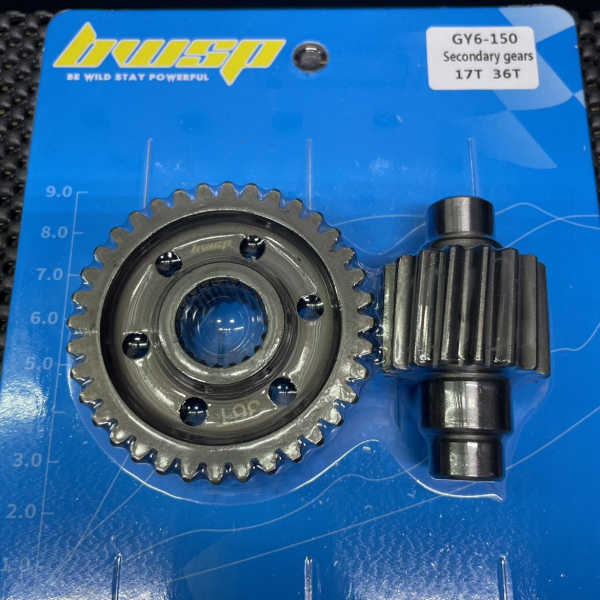 Secondary gears 17/36T Gy6-150 Ruckus 157qmb bwsp  - pictures 2 - rights to use Tunescoot