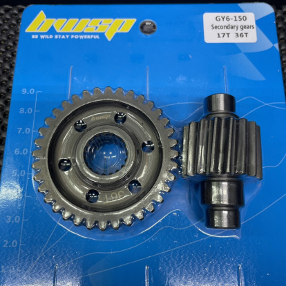 Secondary gears 17/36T Gy6-150 Ruckus 157qmb bwsp  - pictures 2 - rights to use Tunescoot