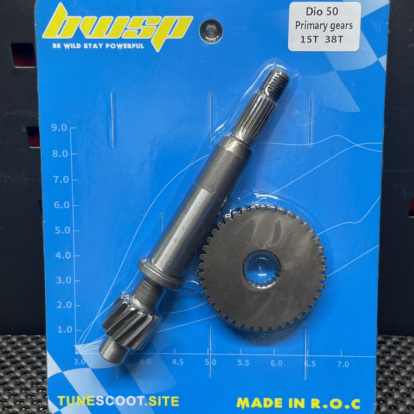 Dio50 af18 primary transmission gears 15/38T bwsp  - pictures 1 - rights to use Tunescoot