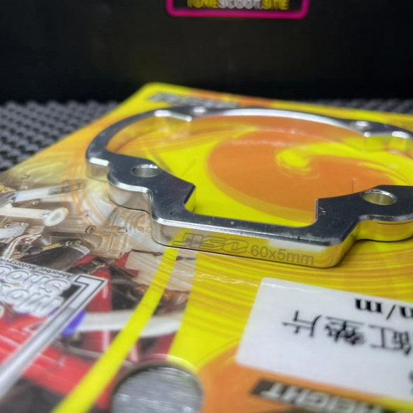 Billet spacer for Dio50 5mm and 7.5mm aluminum gasket  - pictures 3 - rights to use Tunescoot