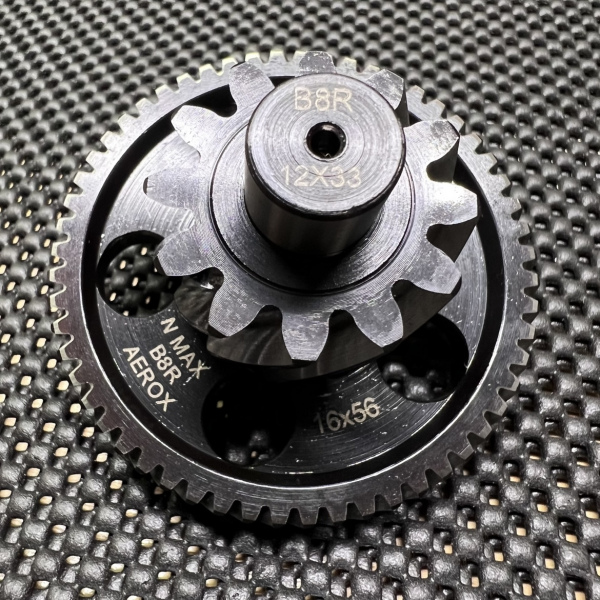 Secondary gears for Nmax155 Gstone modified transmission set  - pictures 4 - rights to use Tunescoot