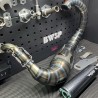 Dio50 snake muffler Vastro over rim exhaust pipe  - pictures 4 - rights to use Tunescoot