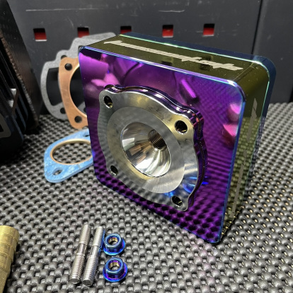 Big bore kit 125cc for Dio50 AF18 water cooling cylinder 54.5mm crankshaft 52.6mm billet head  - 10