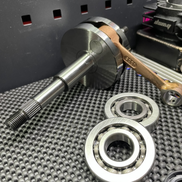 Big bore kit 125cc for Dio50 AF18 water cooling cylinder 54.5mm crankshaft 52.6mm billet head  - 7