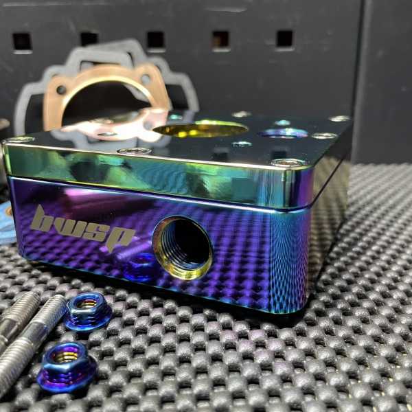 Big bore kit 125cc for Dio50 AF18 water cooling cylinder 54.5mm crankshaft 52.6mm billet head  - 8