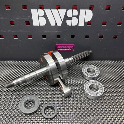 Crankshaft 45mm for Jog90 3WF and Jog50 3KJ long stroke +3mm  - 2 Crankshaft 45mm for Jog90 3WF and Jog50 3KJ long stroke +3mm  - 2