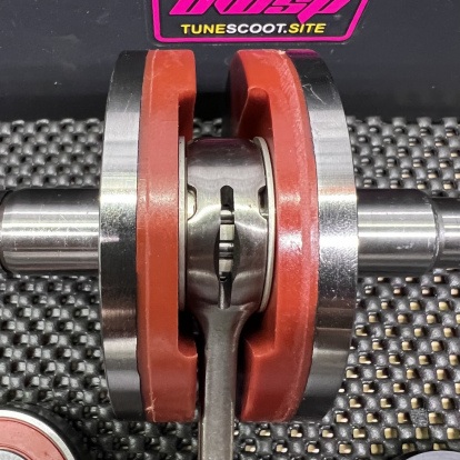 Crankshaft 45mm for Jog90 3WF and Jog50 3KJ long stroke +3mm  - 6 Crankshaft 45mm for Jog90 3WF and Jog50 3KJ long stroke +3mm  - 6