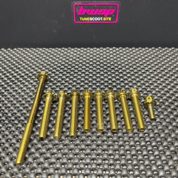 Bolts set for Dio50 full transmission cover  - pictures 3 - rights to use Tunescoot