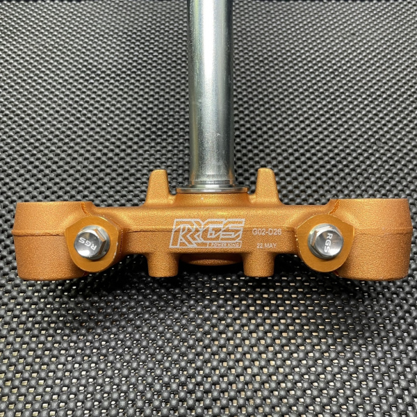 Steering stem Jog50 Jog90 26mm front forks triple tree Rrgs  - 3