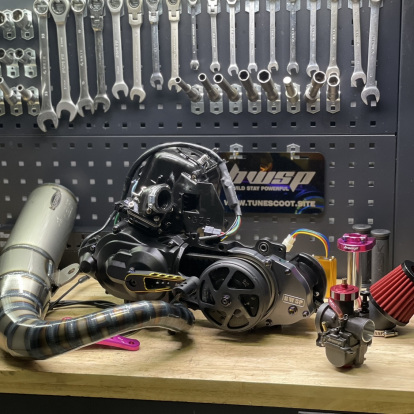 Engine kit 125cc for Dio50 Af18 "Black eagle"  - 2