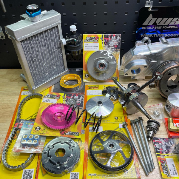 Dio50 cnc engine set 180cc Blitz with electric starter liquid cooling - 6