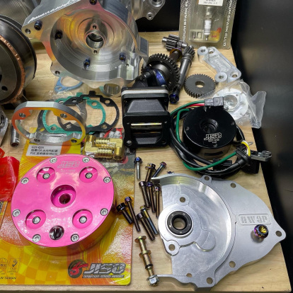 Dio50 cnc engine set 180cc Blitz with electric starter liquid cooling - 7 Dio50 cnc engine set 180cc Blitz with electric starter liquid cooling - 7