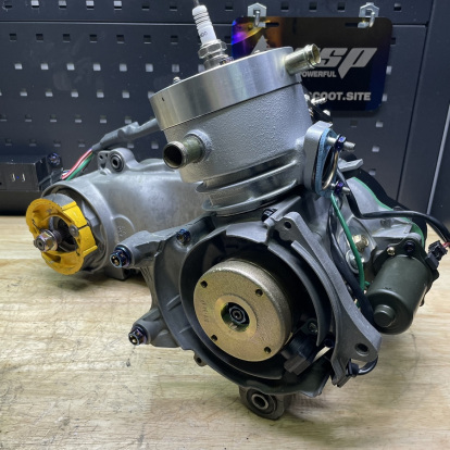 Engine 125cc Dio50 Af18 liquid cooling "Aqua" - 8 Engine 125cc Dio50 Af18 liquid cooling "Aqua" - 8