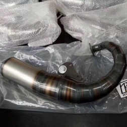 Exhaust pipe 100-130cc DIO50 Jiso racing muffler - pictures 1 - rights to use Tunescoot