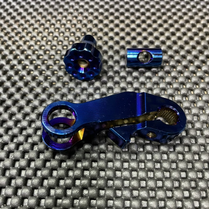 Rear brake arm rocker Dio50 neon rainbow  - 3