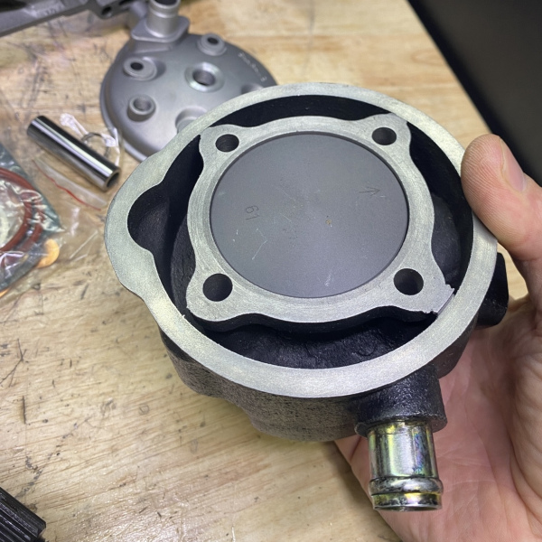 Big bore set 140cc for Jog50 Jog90 water cooling cylinder 61mm crankshaft 48mm  - 4