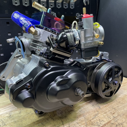 Engine 125cc for Dio50 AF18 Cnc "Silver bullet" series water cooled - 4 Engine 125cc for Dio50 AF18 Cnc "Silver bullet" series water cooled - 4