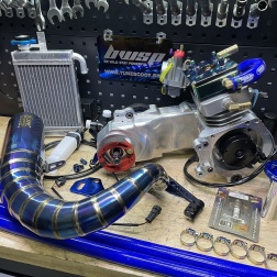 Dio50 billet engine kit 125cc water cooling Bwsp "Titanium bullet" series - pictures 1 - rights to use Tunescoot