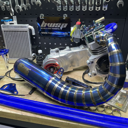 Dio50 billet engine kit 125cc water cooling Bwsp "Titanium bullet" series  - 3