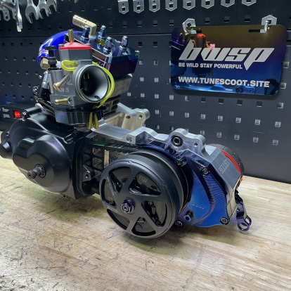Dio50 billet engine kit 125cc water cooling Bwsp "Titanium bullet" series  - 6