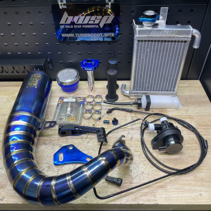 Dio50 billet engine kit 125cc water cooling Bwsp "Titanium bullet" series  - 20