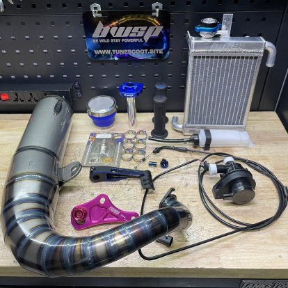 Engine 125cc for Dio50 AF18 Cnc "Silver bullet" series water cooled - 15 Engine 125cc for Dio50 AF18 Cnc "Silver bullet" series water cooled - 15