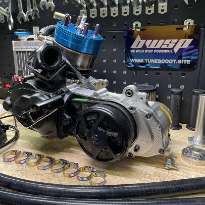 Dio50 180cc billet engine kit Bwsp "Blitz" water cooling cylinder 62mm crankshaft 58mm  - 4 Dio50 180cc billet engine kit Bwsp "Blitz" water cooling cylinder 62mm crankshaft 58mm  - 4