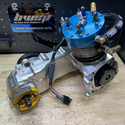 Dio50 180cc billet engine kit Bwsp "Blitz" water cooling cylinder 62mm crankshaft 58mm  - 12 Dio50 180cc billet engine kit Bwsp "Blitz" water cooling cylinder 62mm crankshaft 58mm  - 12