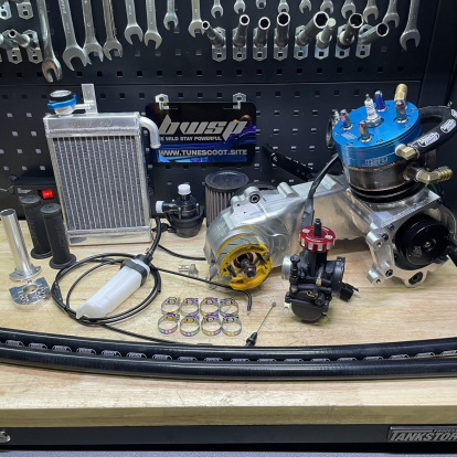 Dio50 180cc billet engine kit Bwsp "Blitz" water cooling cylinder 62mm crankshaft 58mm  - 2 Dio50 180cc billet engine kit Bwsp "Blitz" water cooling cylinder 62mm crankshaft 58mm  - 2