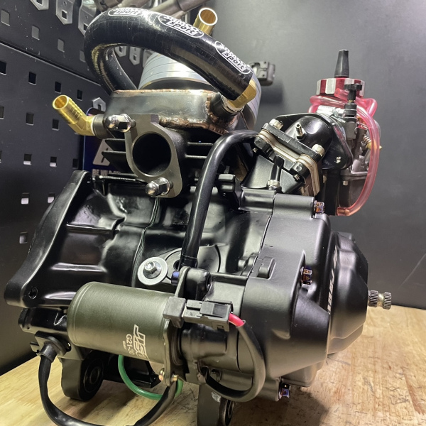 Engine Dio50 Af18 "Black sand" Rrgs version water cooling with electric starter  - 8