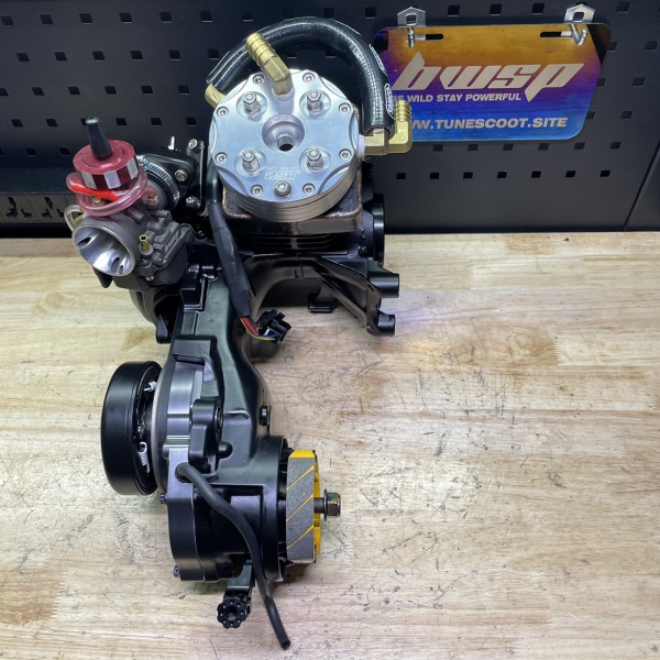 Engine Dio50 Af18 "Black sand" Rrgs version water cooling with electric starter  - 5