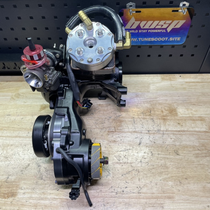 Engine Dio50 Af18 "Black sand" Rrgs version water cooling with electric starter  - 5