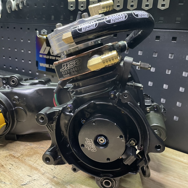 Engine Dio50 Af18 "Black sand" Rrgs version water cooling with electric starter  - 11