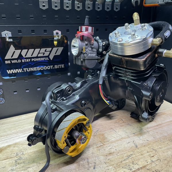 Engine Dio50 Af18 "Black sand" Rrgs version water cooling with electric starter  - 4