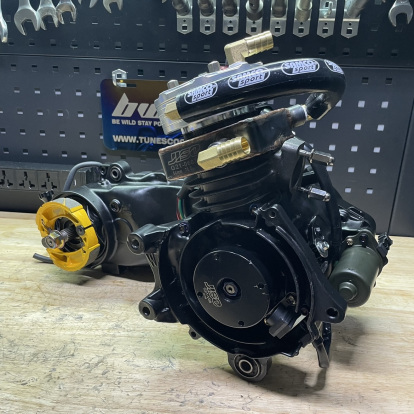 Engine Dio50 Af18 "Black sand" Rrgs version water cooling with electric starter  - 16