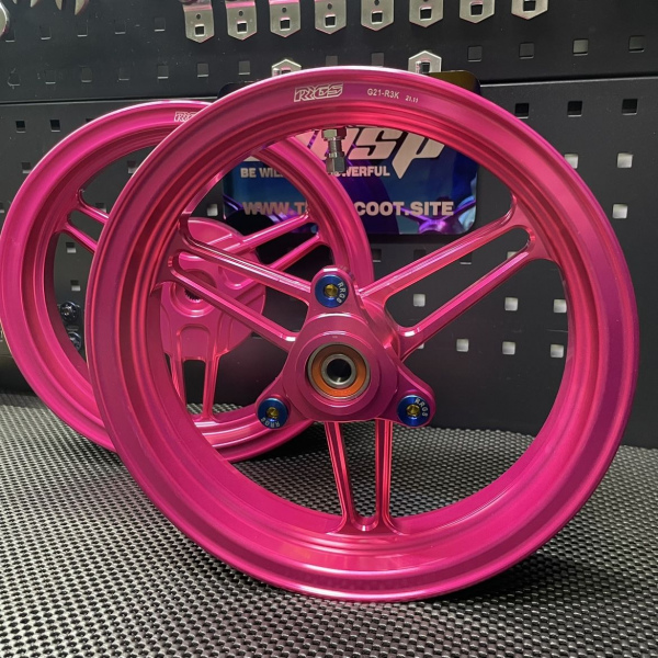 Forged rims 3 spokes for Dio50 by Jiso Rrgs wheels  - pictures 4 - rights to use Tunescoot