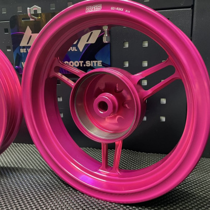 Forged rims 3 spokes for Dio50 by Jiso Rrgs wheels  - pictures 9 - rights to use Tunescoot