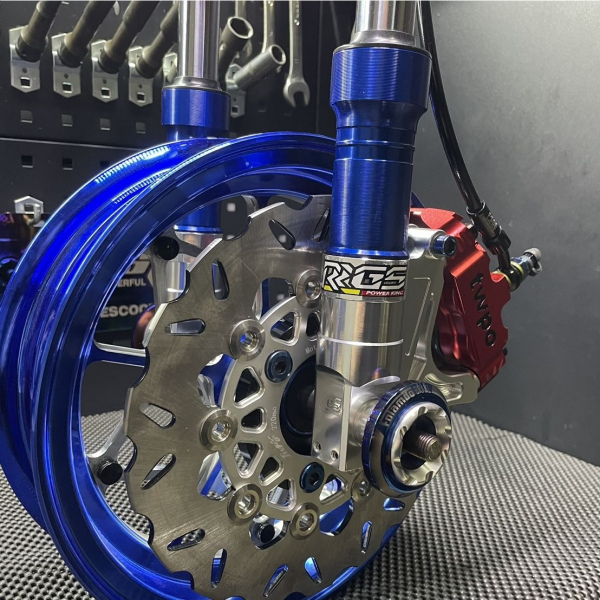 Front wheel set up for Jog90 with handlebar 7/8  - 7