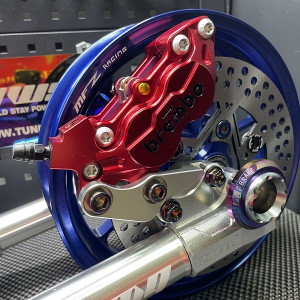 Dio50 wheels swap set Mfz rims with front disk brake  - 11