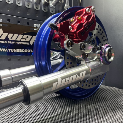 Dio50 wheels swap set Mfz rims with front disk brake  - 6