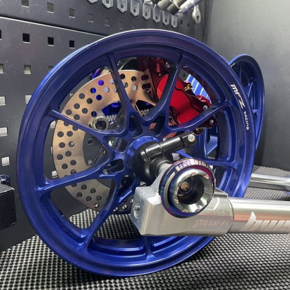Dio50 wheels swap set Mfz rims with front disk brake  - 13