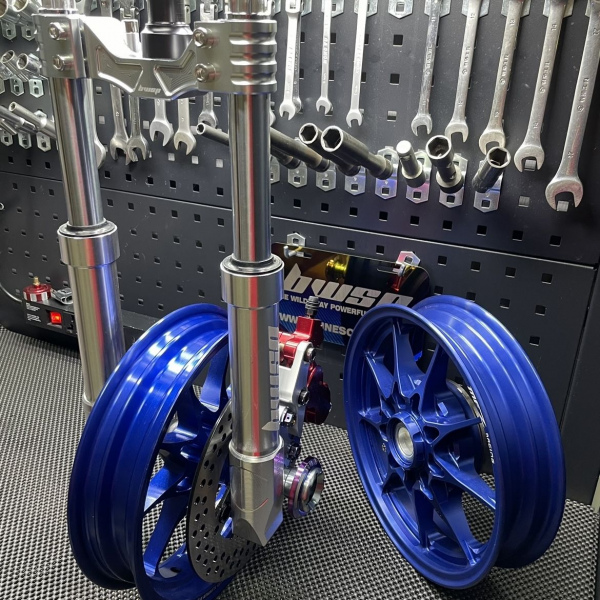 Dio50 wheels swap set Mfz rims with front disk brake  - 5