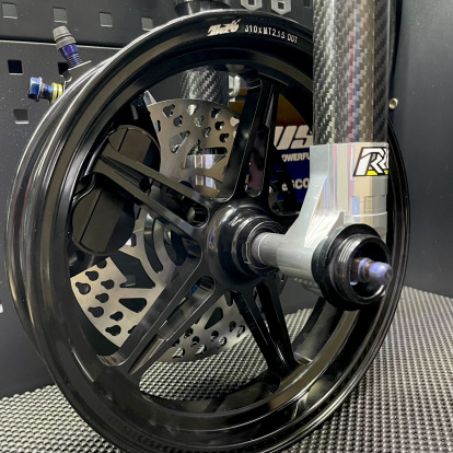 Front wheel swap kit for Jog90 Jog50 with 5-spoke billet rim  - 9