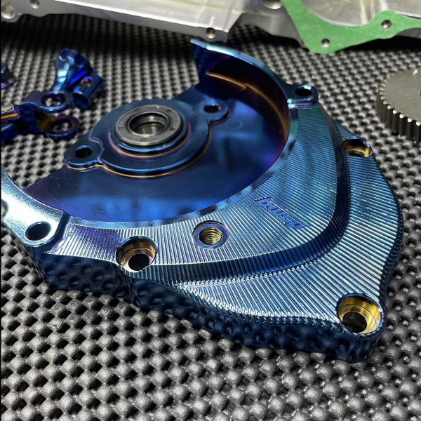 Billet engine case Dio50 Af18 Af27 with electric starter cnc machined for upgrade to 125cc "Bullet"  - pictures 15 - rights to u