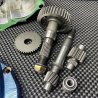 Billet engine case Dio50 Af18 Af27 with electric starter cnc machined for upgrade to 125cc "Bullet"  - pictures 19 - rights to u